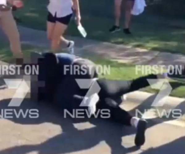 Sydney school girls wielding meat cleavers, knives and baseball bats in shocking street fight