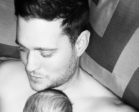 Michael Bublé just posted the cutest photo of his son
