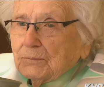 Flossie Dickey celebrates 110th birthday, just wants a nap