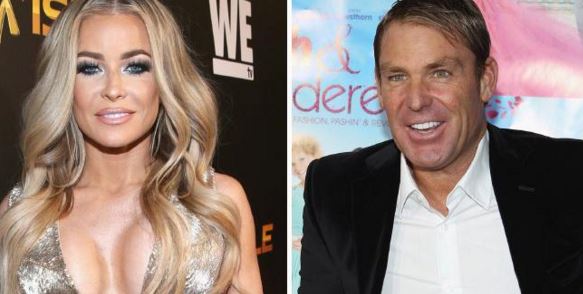Could Shane Warne and Carmen Electra become a thing?