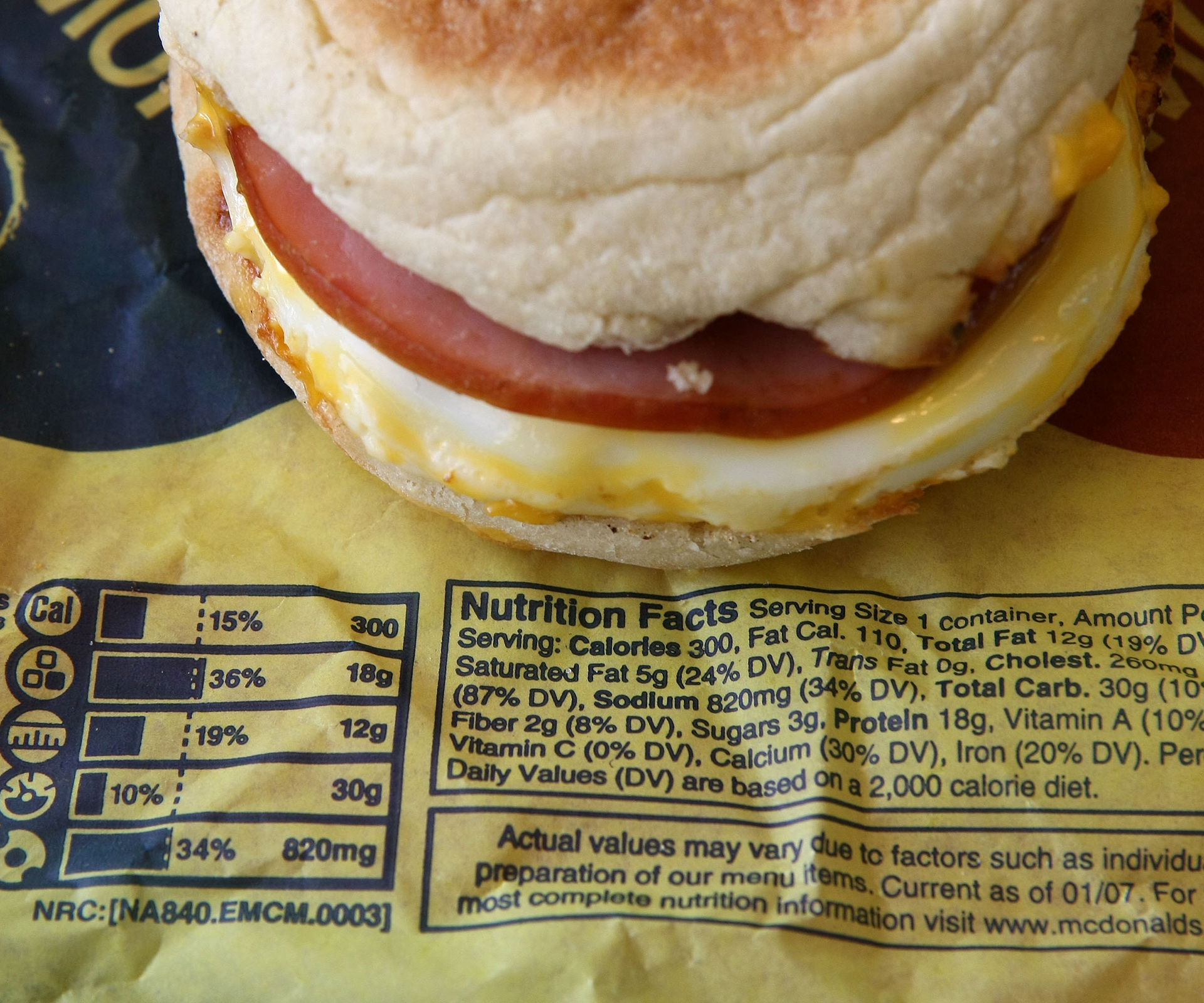 Man claims he found a roach in his Macca’s McMuffin on his THIRD BITE