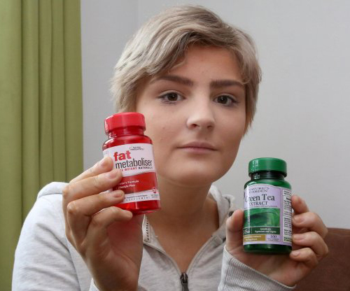 Slimming pills nearly kill teen