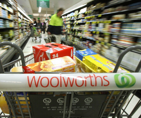 woolworths supermarket trolley