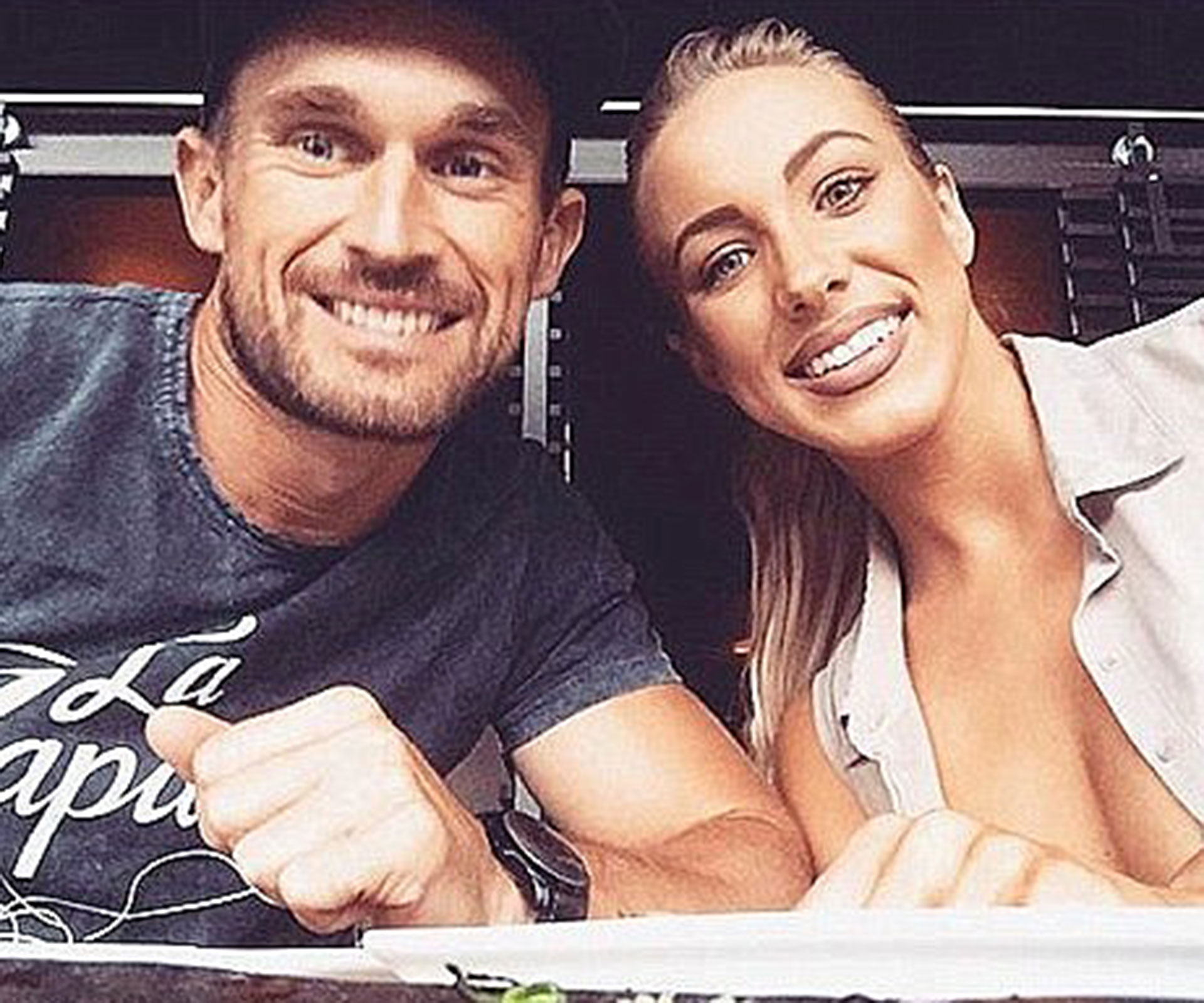 Jono moves on with old flame