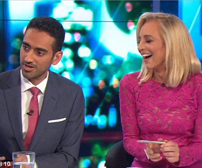 The Project Dame Edna Waleed Aly awkward