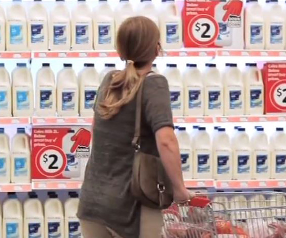 Coles caught out saying fresh milk is made from milk powder