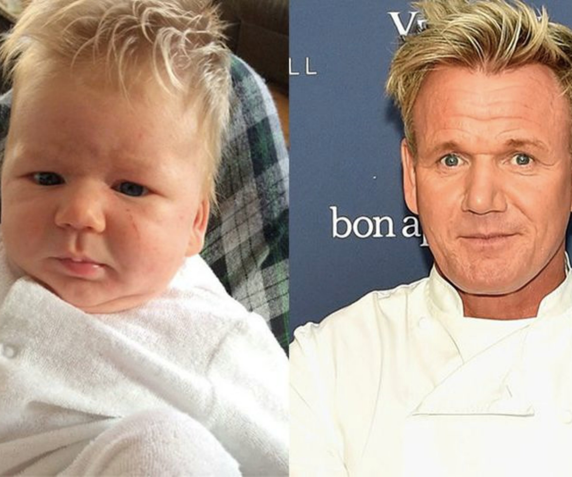 This baby looks so much like Gordon Ramsay