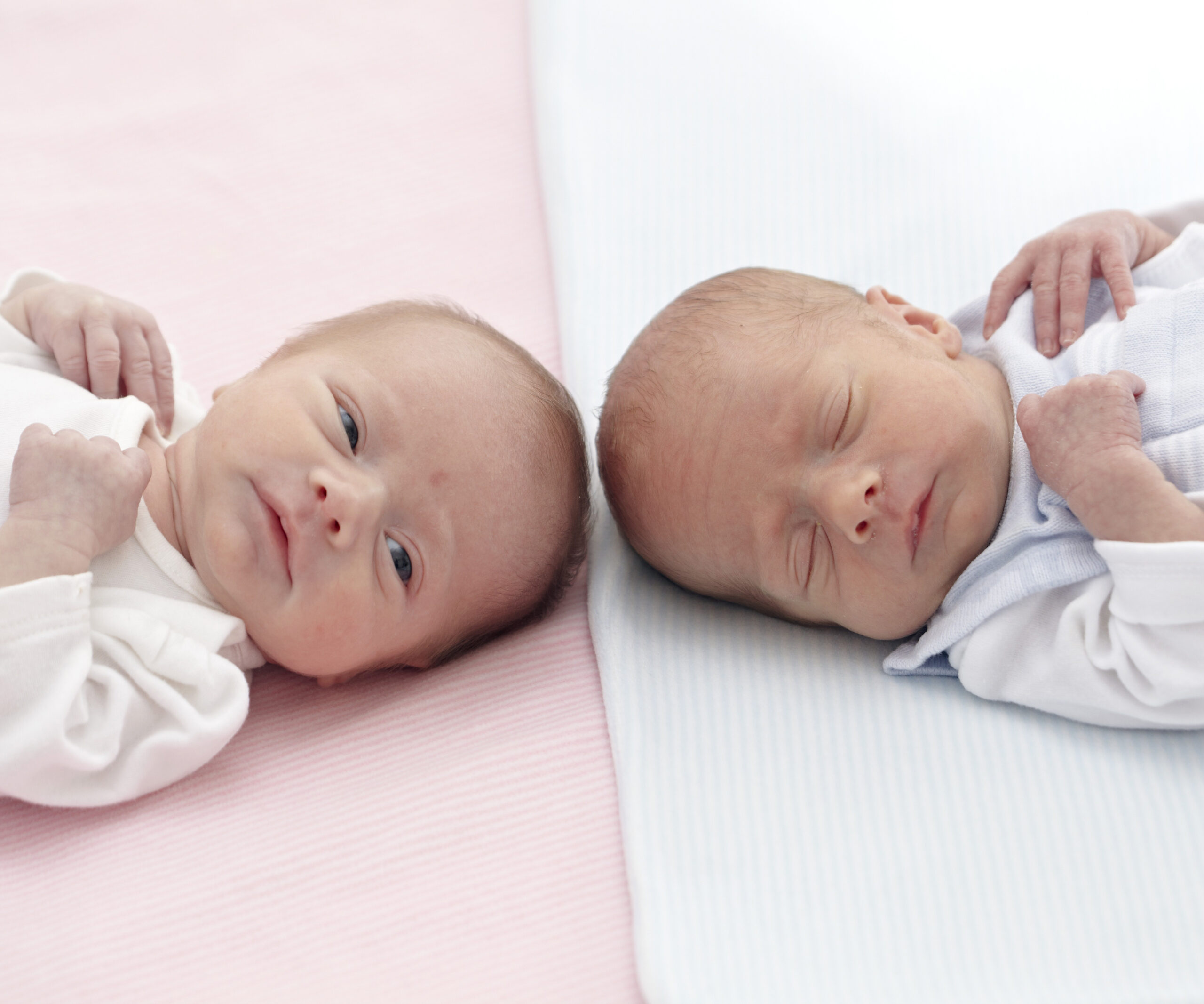 Twins born with different dads