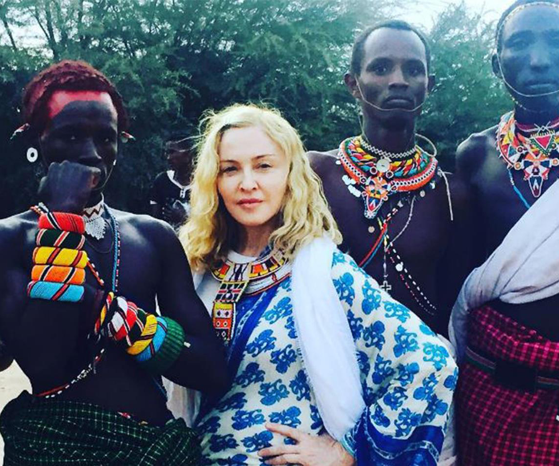 Madonna bonds with her kids during charity trip to Africa