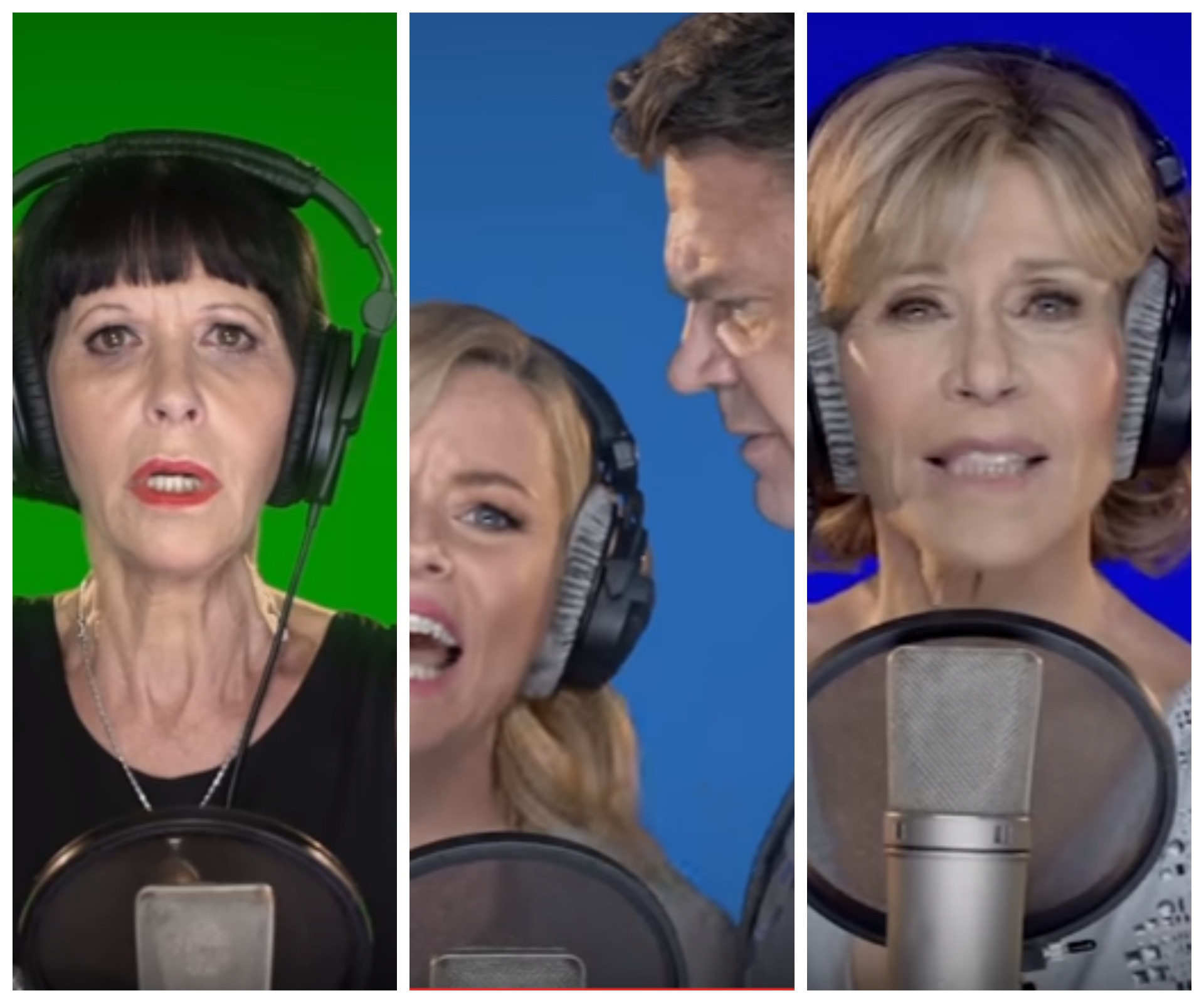 Celebrities sing ‘fight song’ tribute to Hillary Clinton
