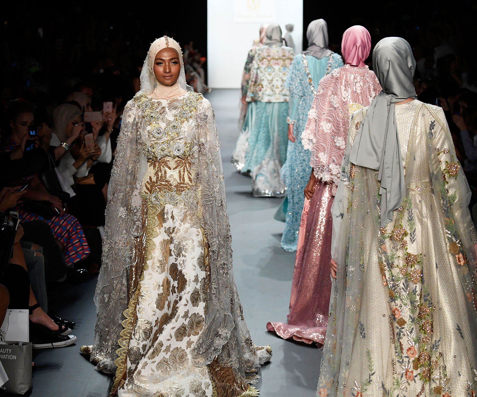 Hijabs on catwalk making New York Fashion Week history