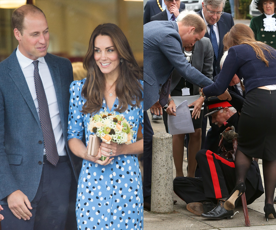 Prince William helps 72 year old man after fall essex