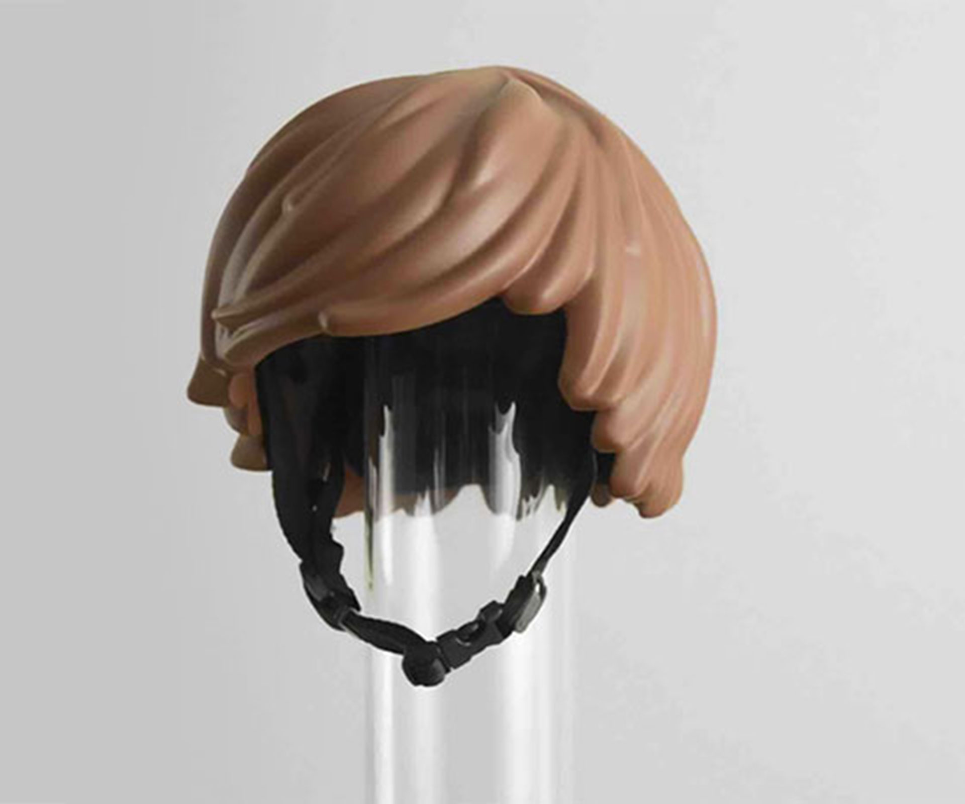 This LEGO hair bike helmet might be the best invention ever
