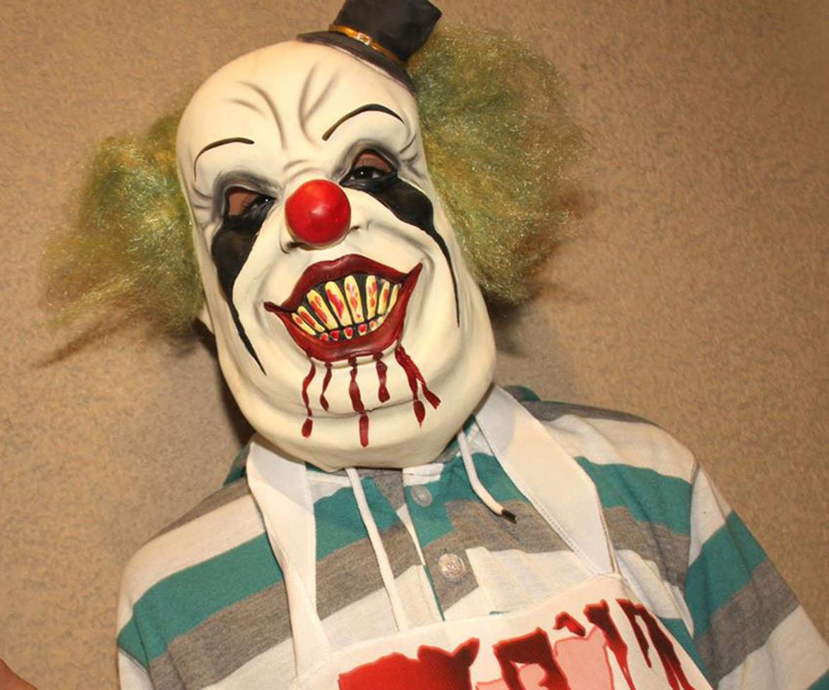 Teen stabbed for wearing clown mask