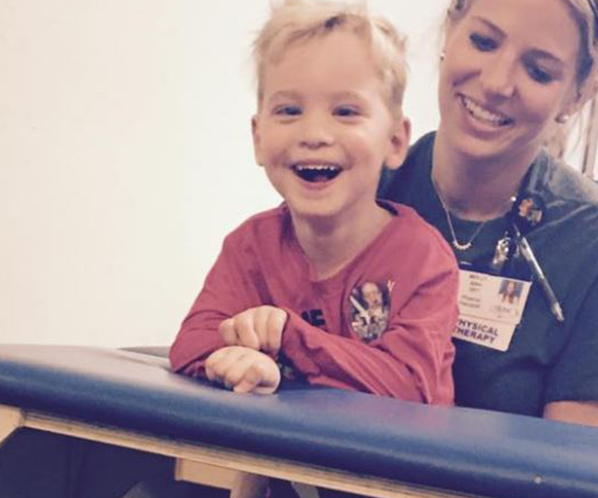 WATCH four-year-old boy with cerebral palsy walks for the first time