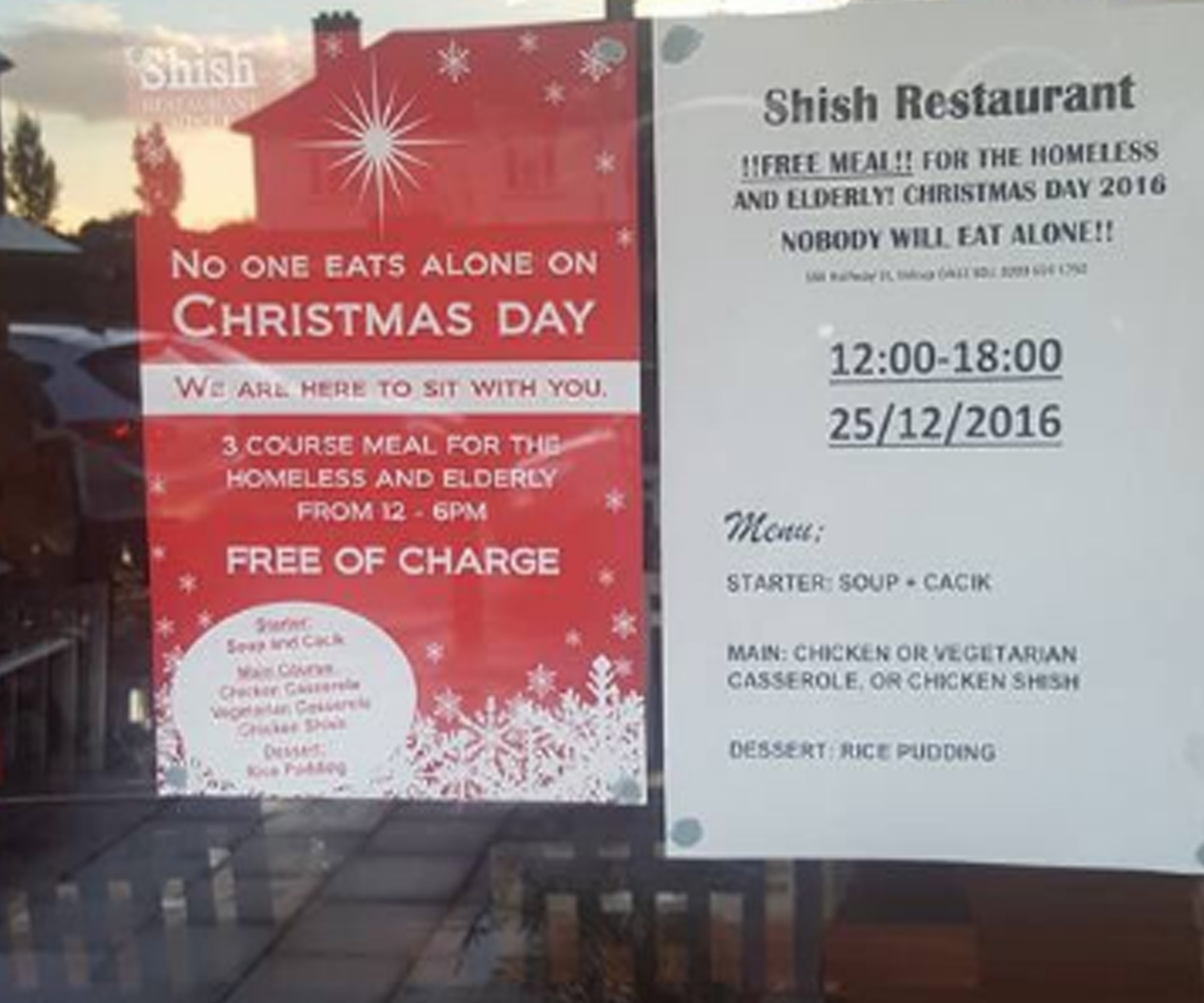 Muslim-owned restaurant offers free Christmas meals for those in need