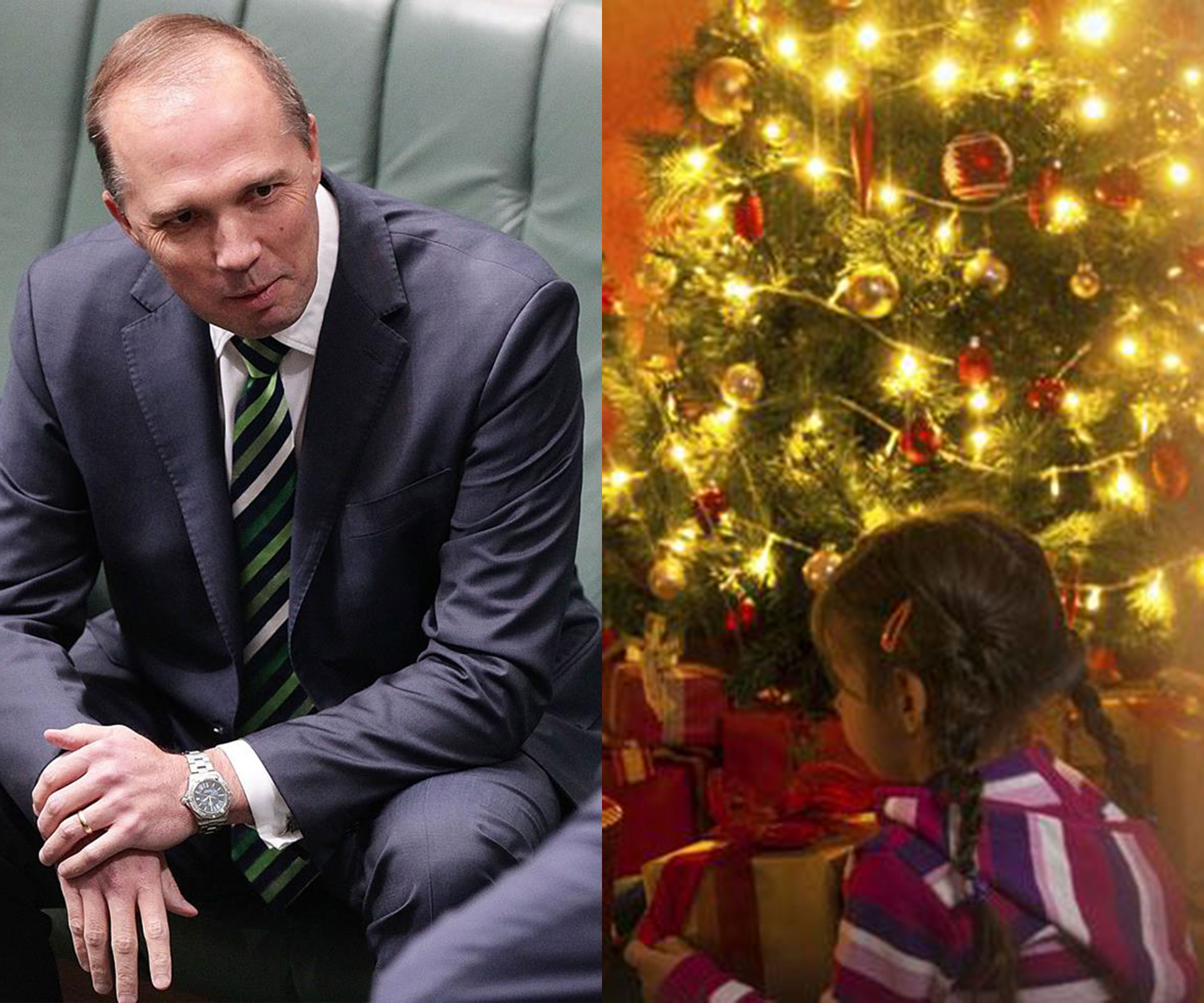Immigration minister Peter Dutton calls for a pro-Christmas uprising