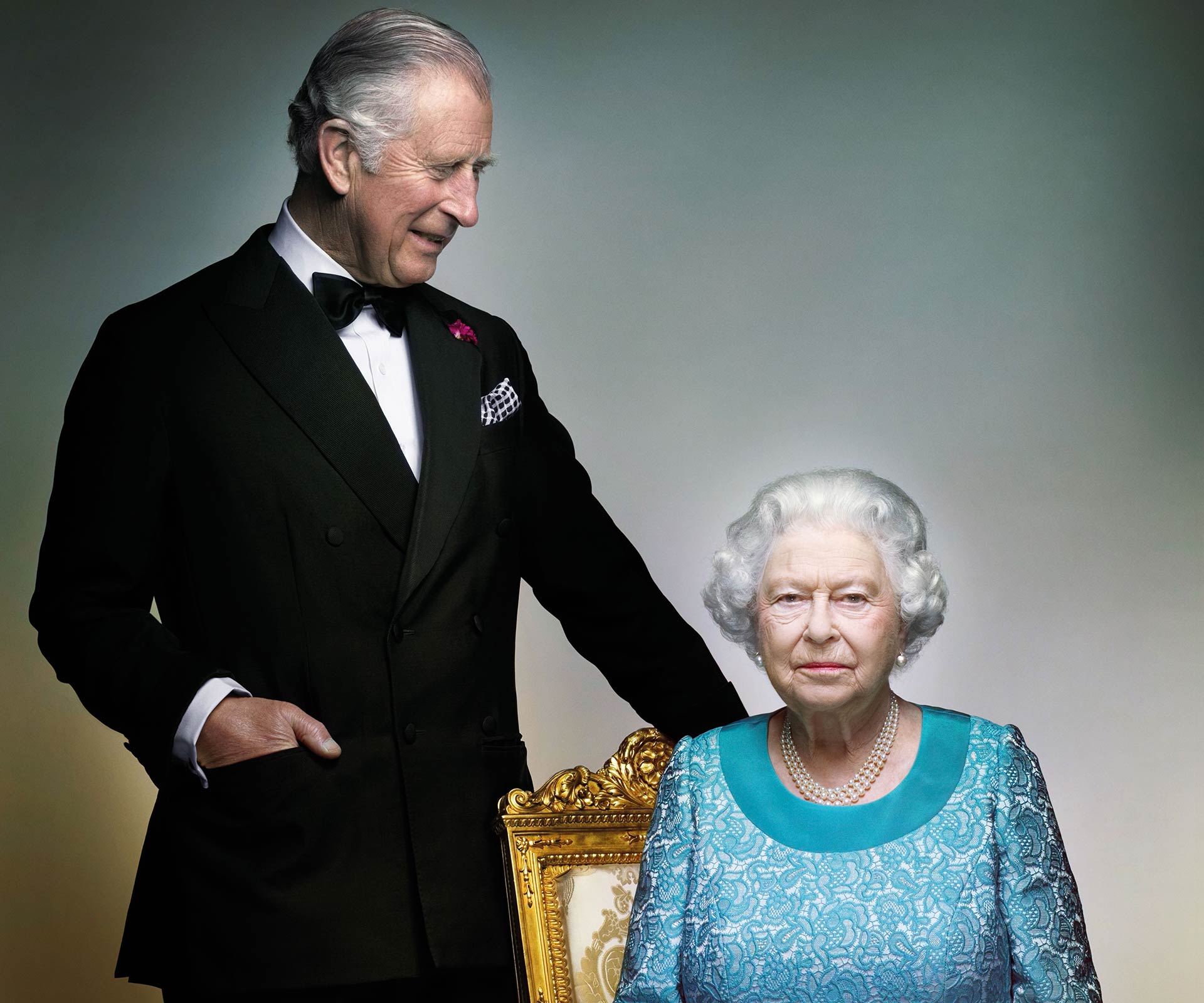 The Queen and Prince Charles over the years