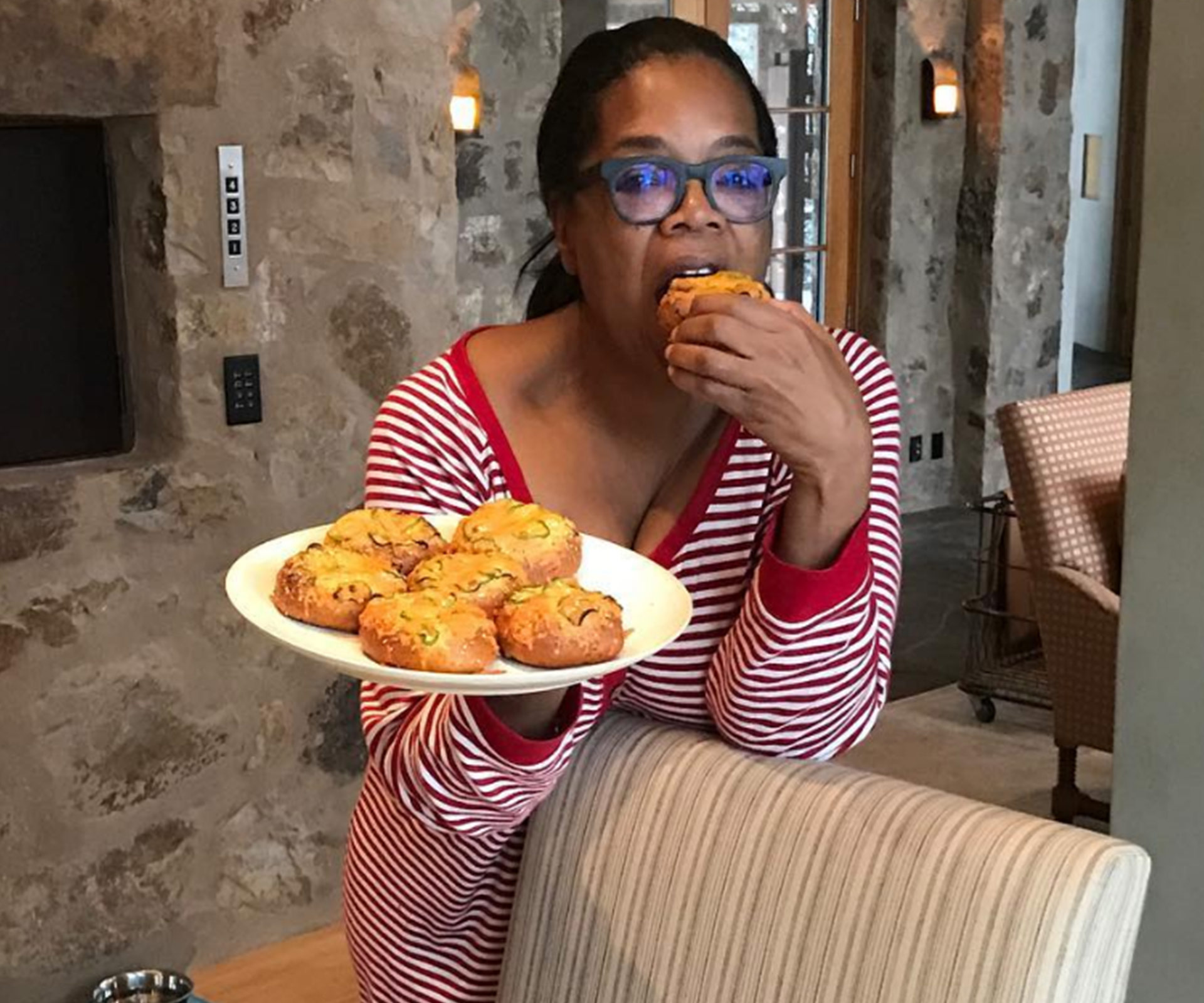 Oprah's sexy breakfast