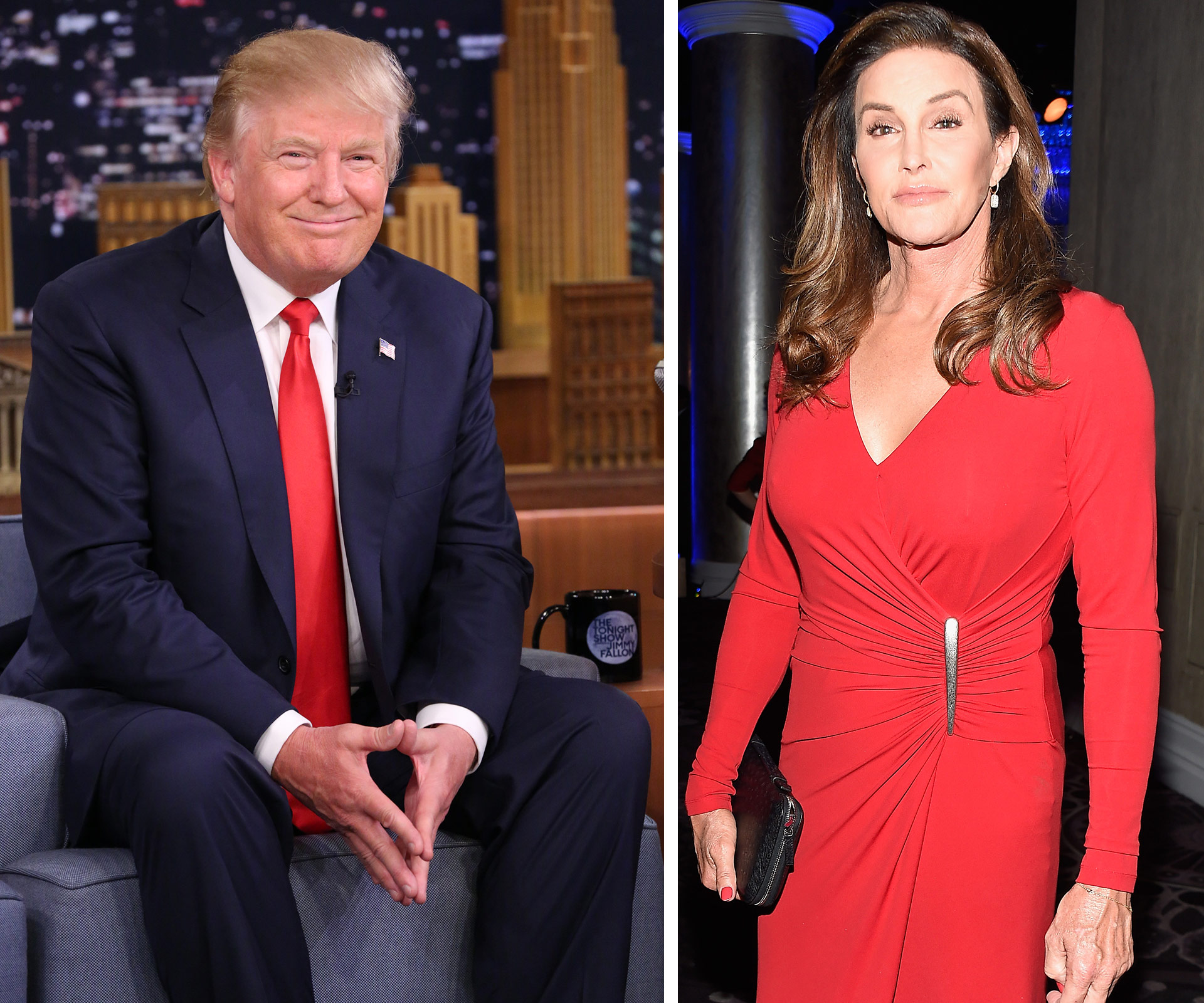 Caitlyn Jenner and Donald Trump