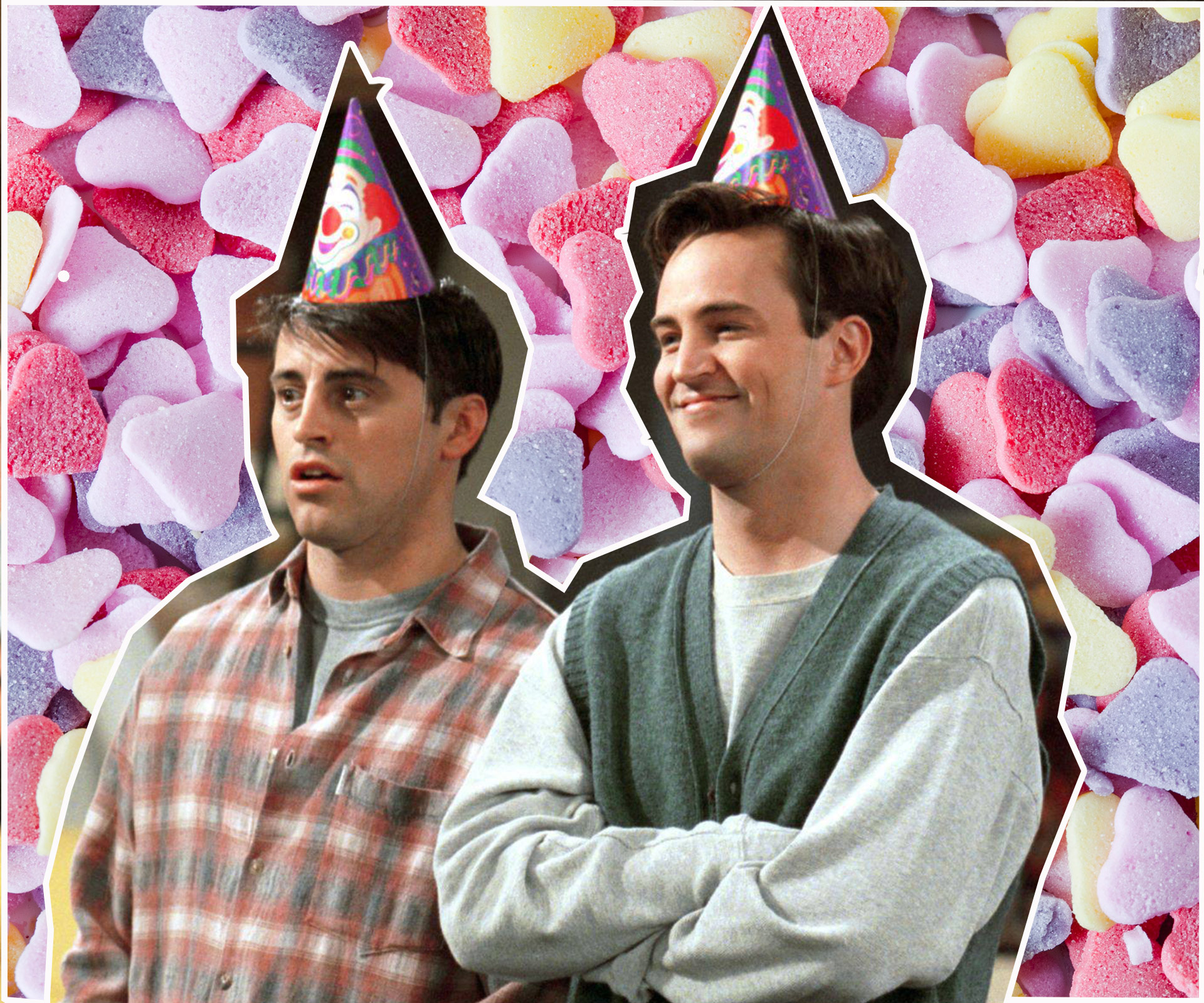 Joey and Chandler from Friends have the ultimate bromance.