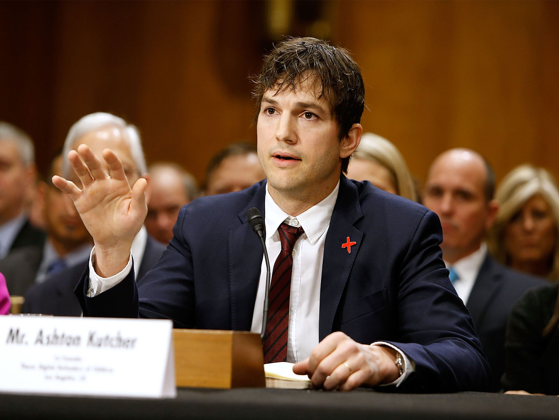 Watch Ashton Kutcher’s Passionate Speech Against Child Trafficking