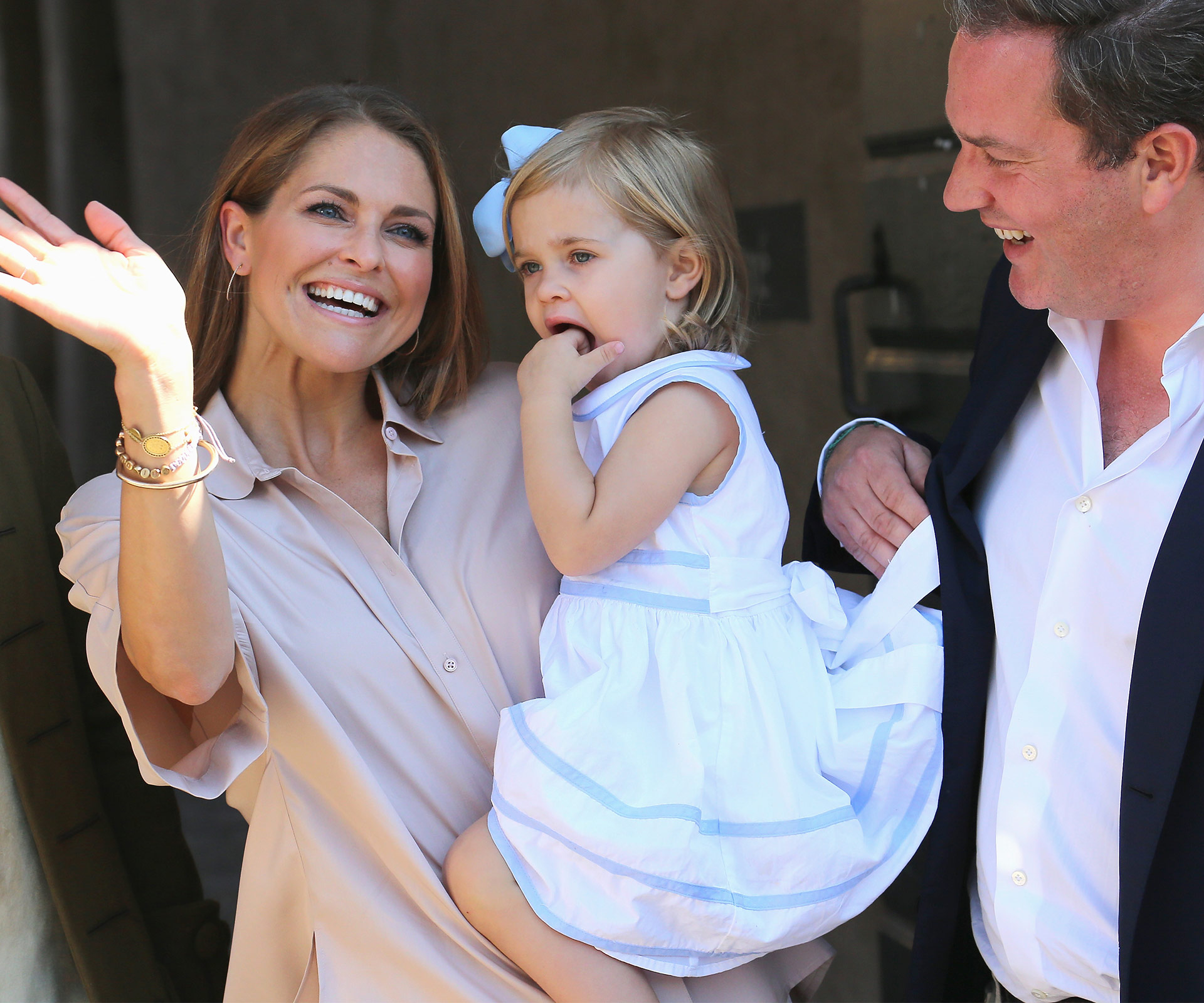 Princess Leonore, Princess Madeleine and Chris O'Neill