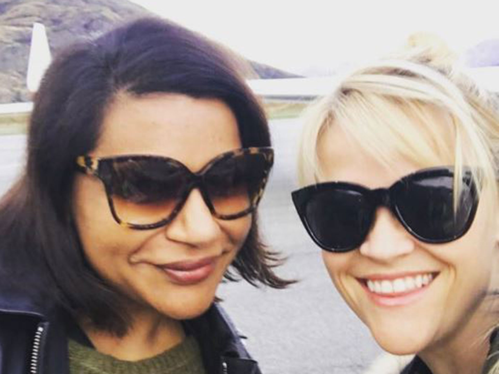 Reese Witherspoon and Mindy Kaling in New Zealand