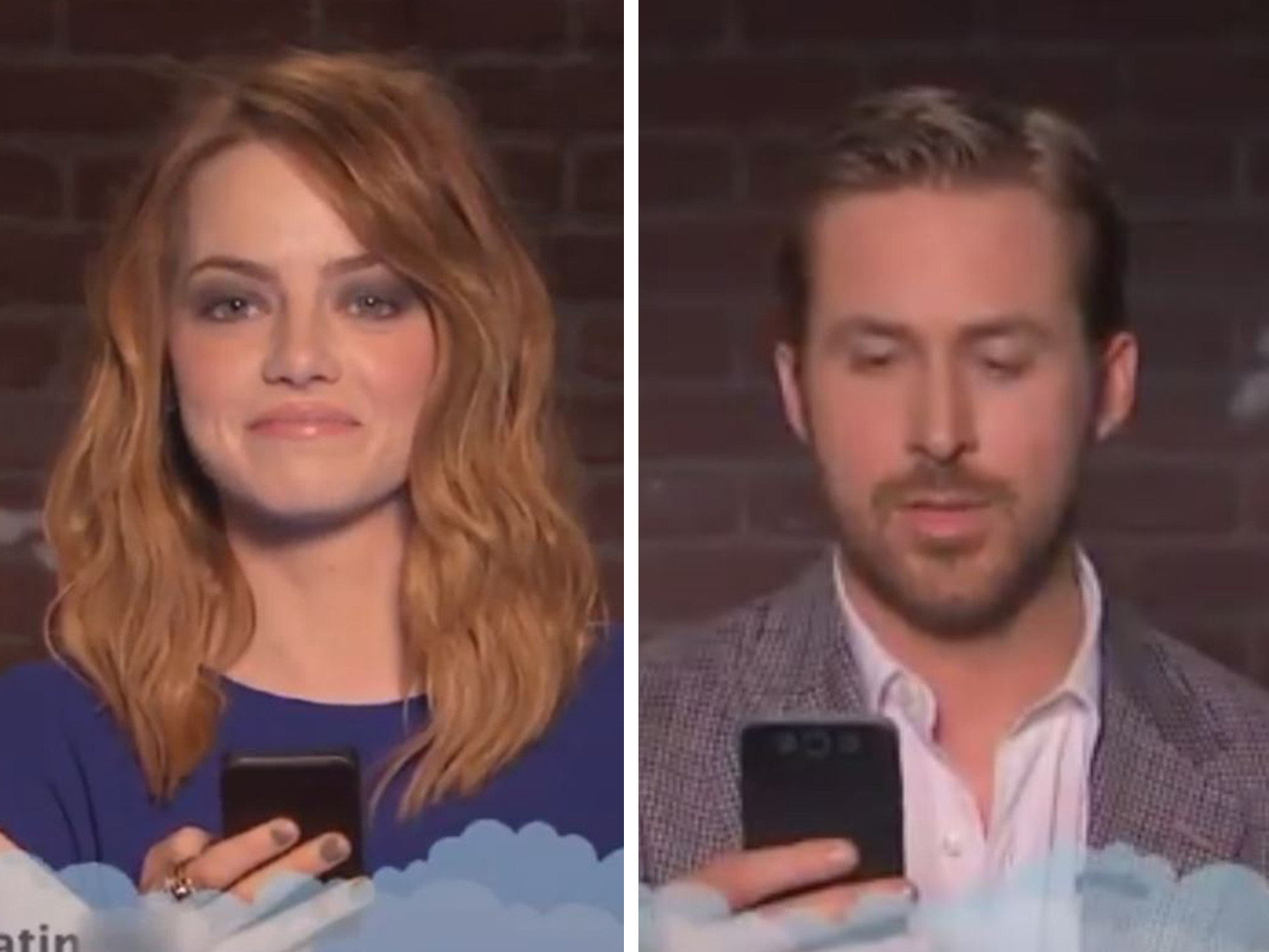 Emma Stone and Ryan Gosling Mean Tweets