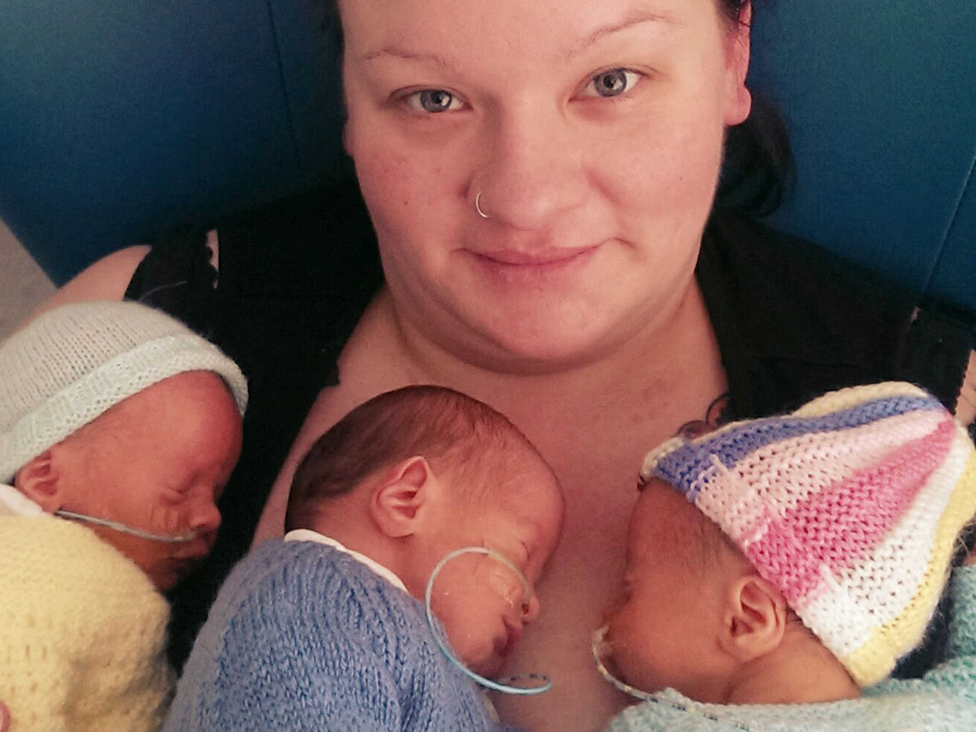 They said I was too fat for triplets