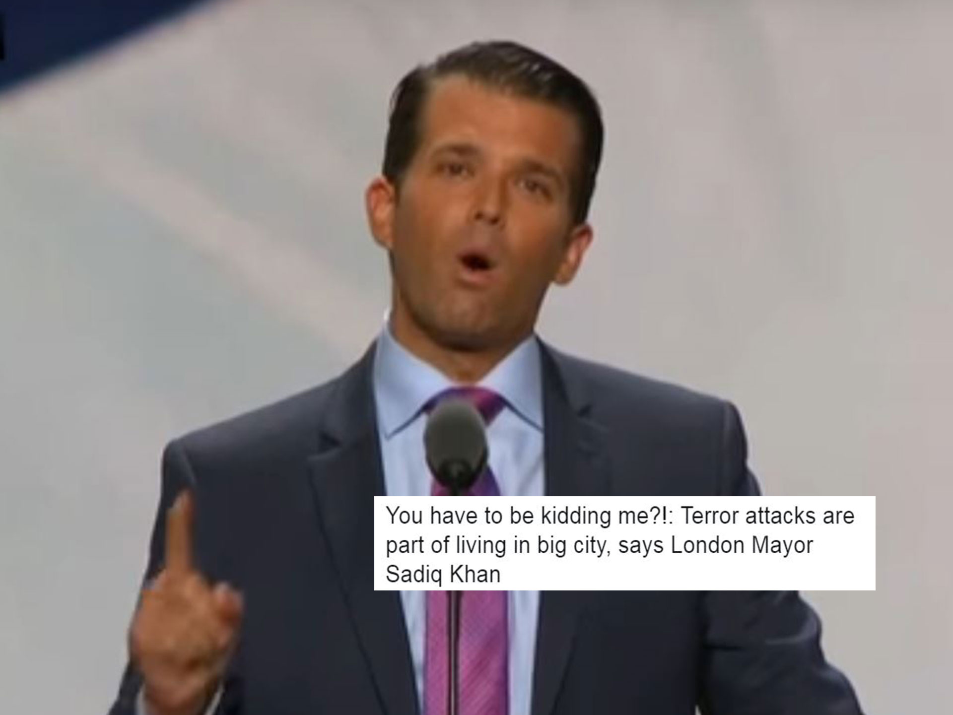 Donald Trump Jr's tweet about the London terror attacks will leave you gobsmacked