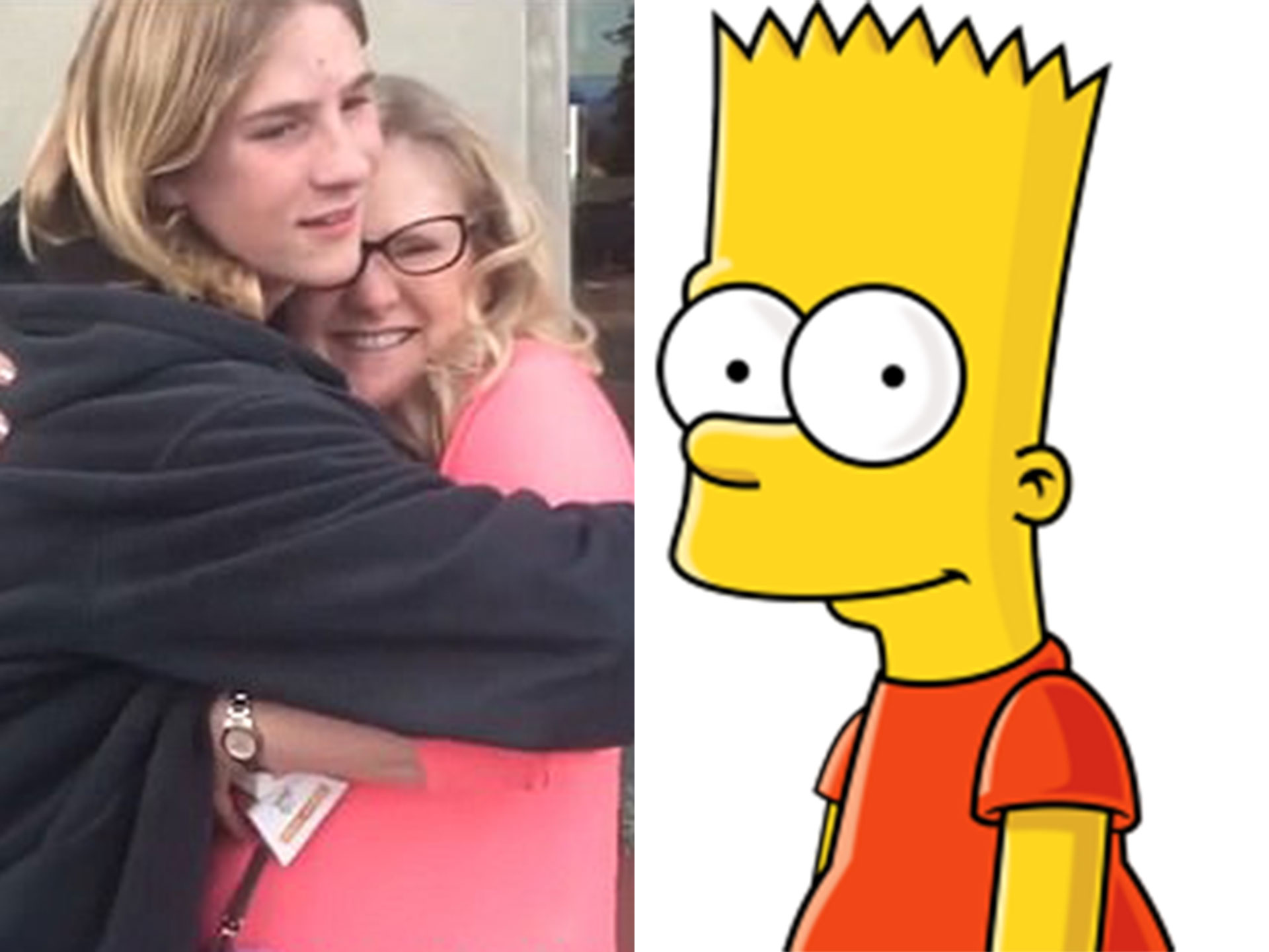 Nancy Cartwright blows teenager's mind as Bart Simpson