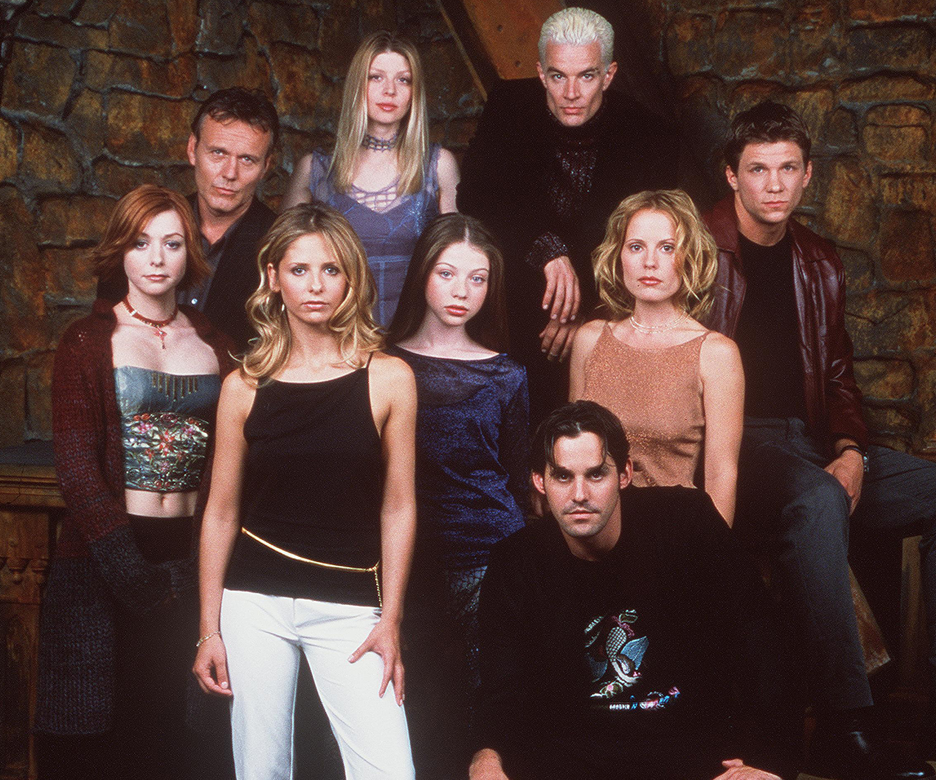 The cast of Buffy.