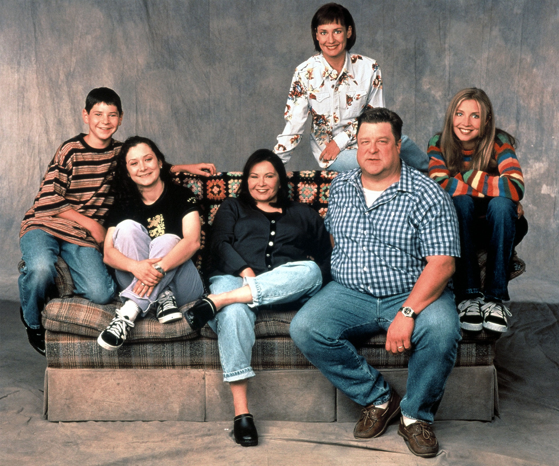 The cast of Roseanne 
