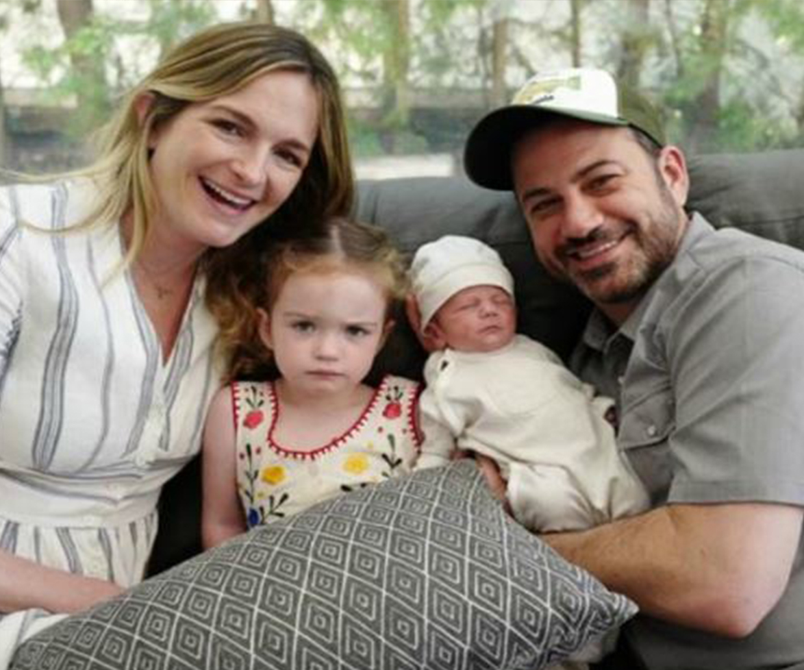 Jimmy Kimmel and his family