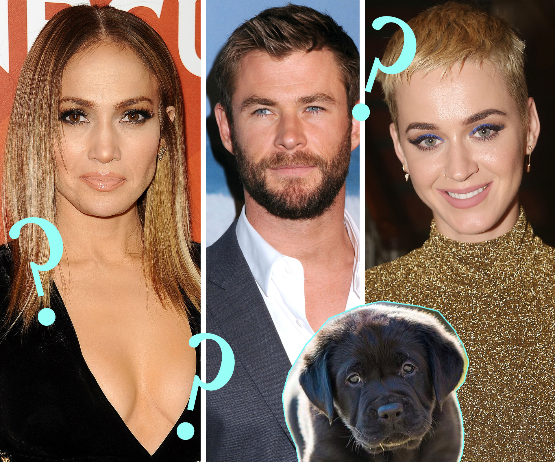 Jennifer Lopez, Chris Hemsworth, Katy Perry