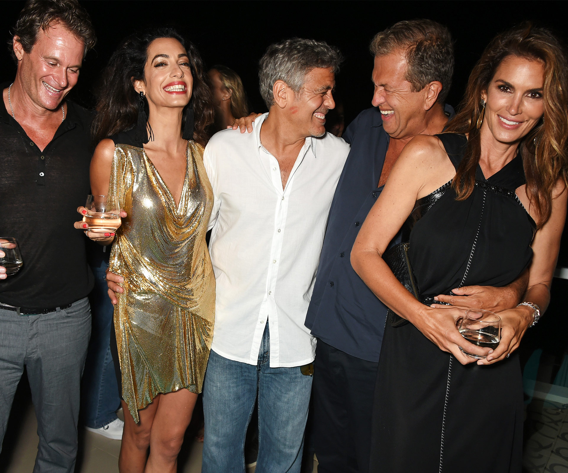 George Clooney, Rande Gerber and Michael Meldman,