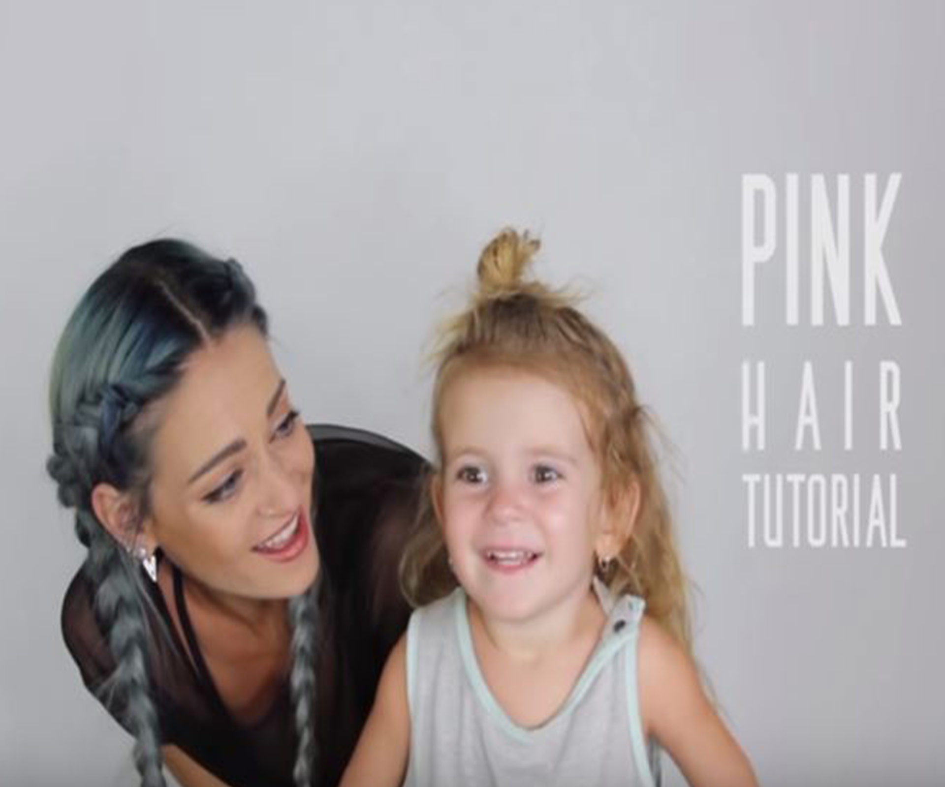 Pink hair tutorial
