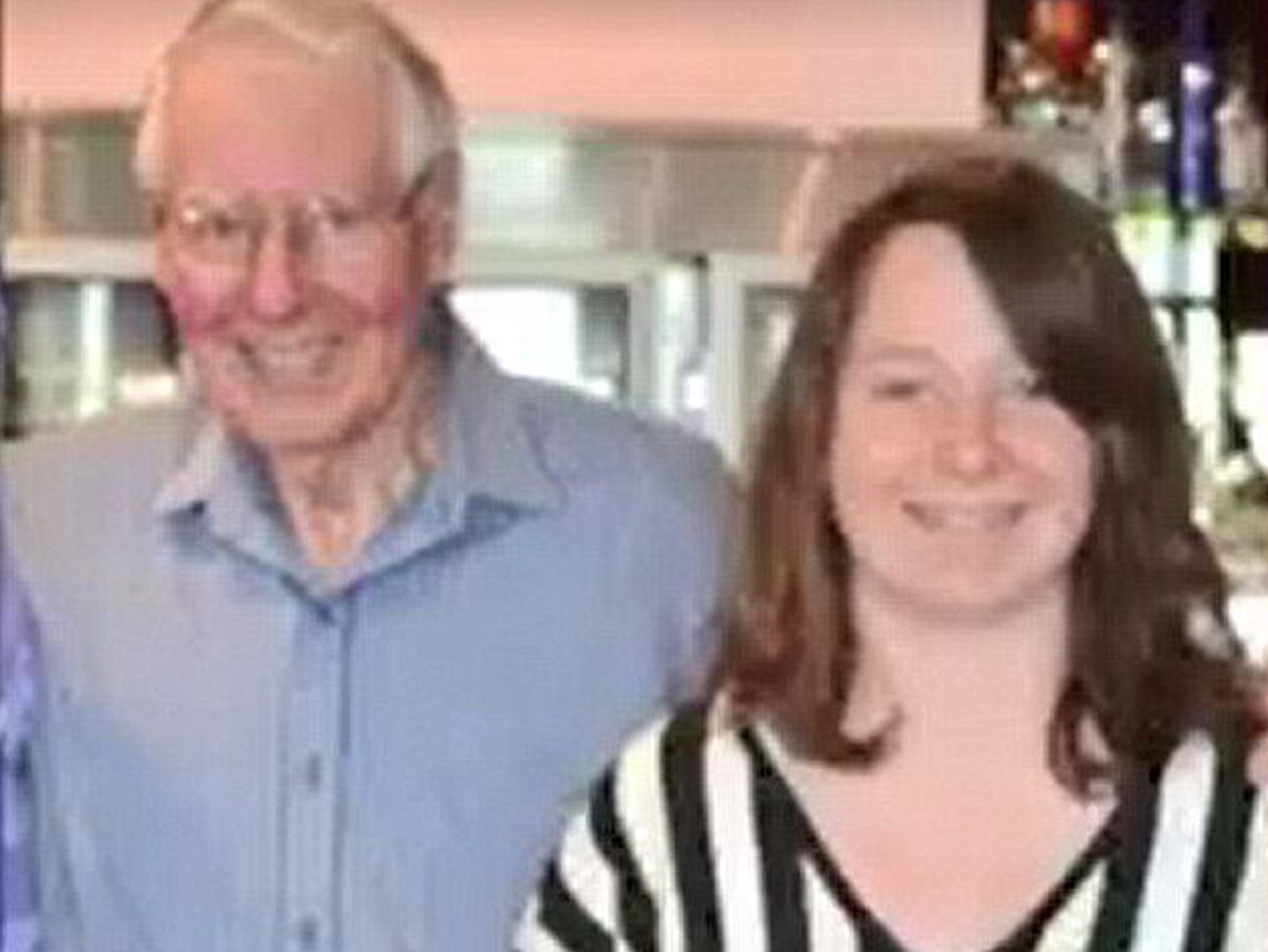 A girl wept over the death of her grandad, only for her relatives to discover she had murdered him