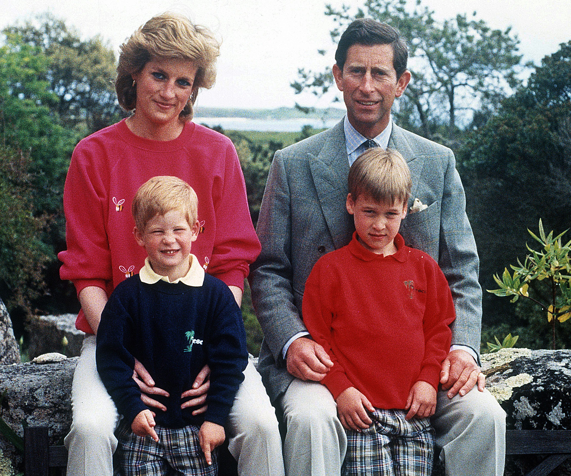 Princess Diana, Prince William, Prince Harry, Prince Charles