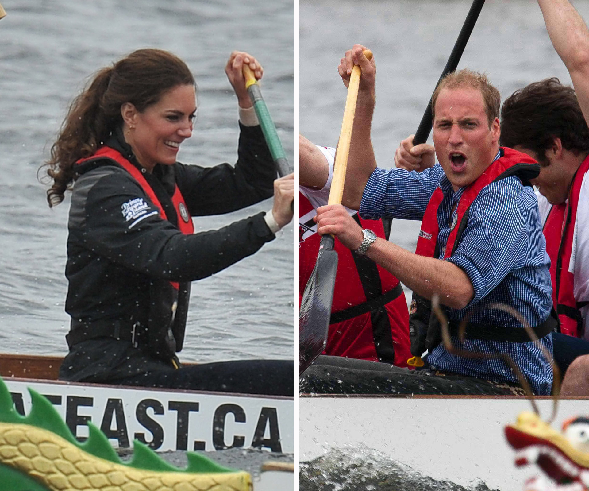 Wills and Kate boat race
