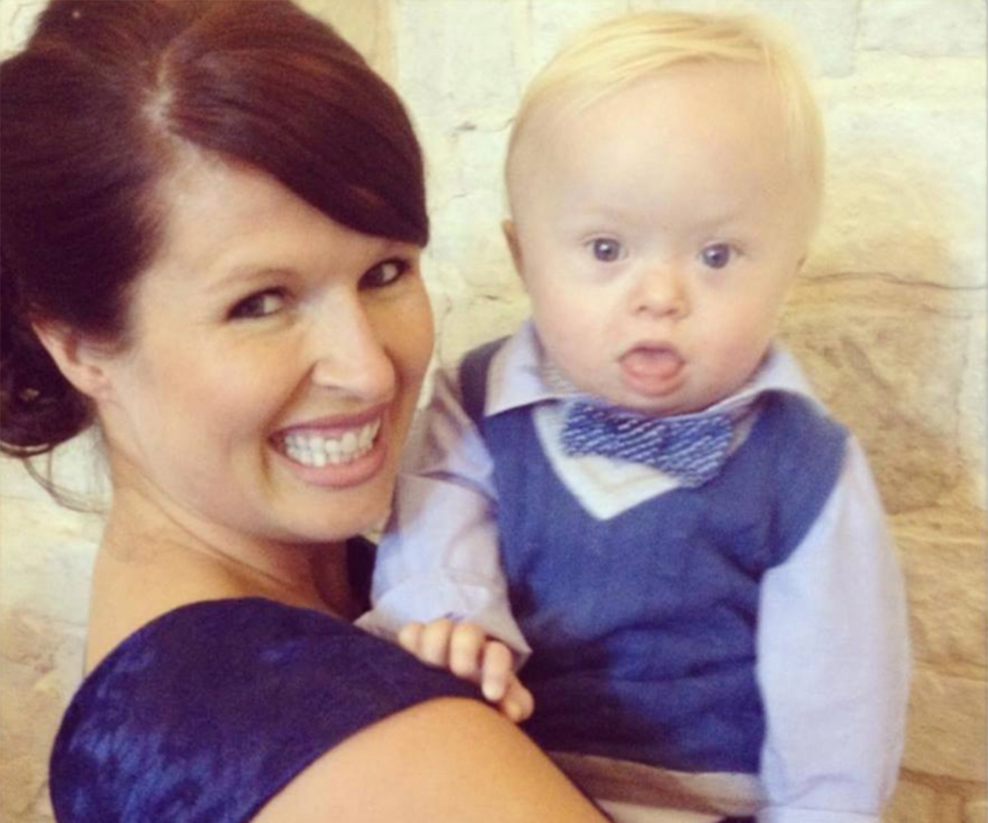Mum of little boy with Down’s syndrome goes viral
