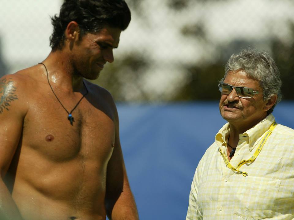 Mark Philippoussis’s father has been arrested on child-sex allegations in the US