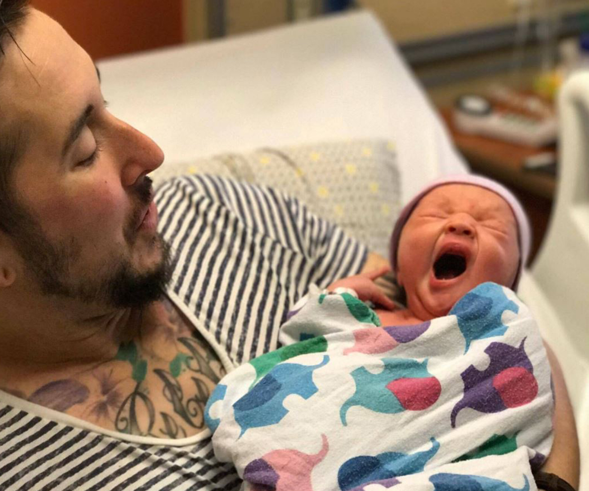 Transgender man gives birth to a beautiful baby boy