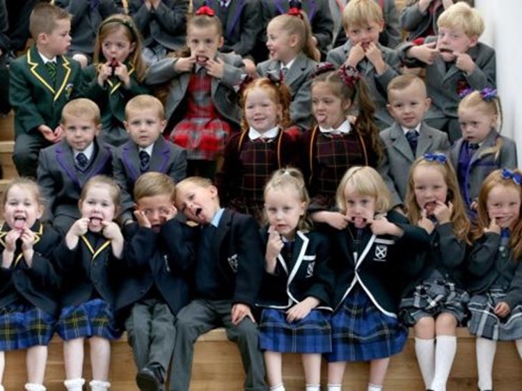 13 sets of twins start school together at the same time