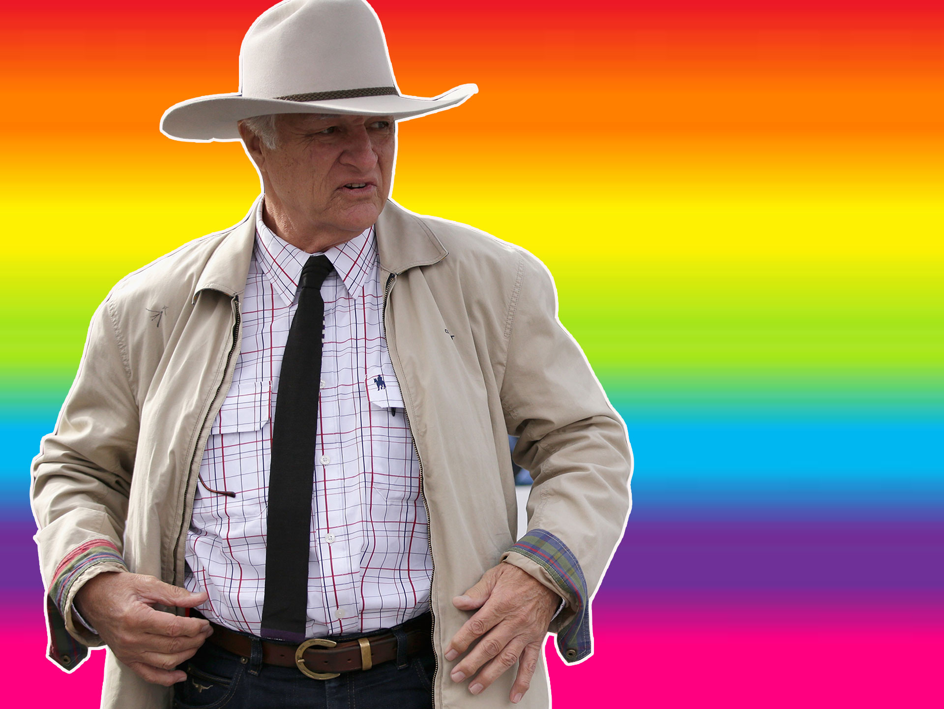 Bob Katter's furious at homosexuals for stealing gay