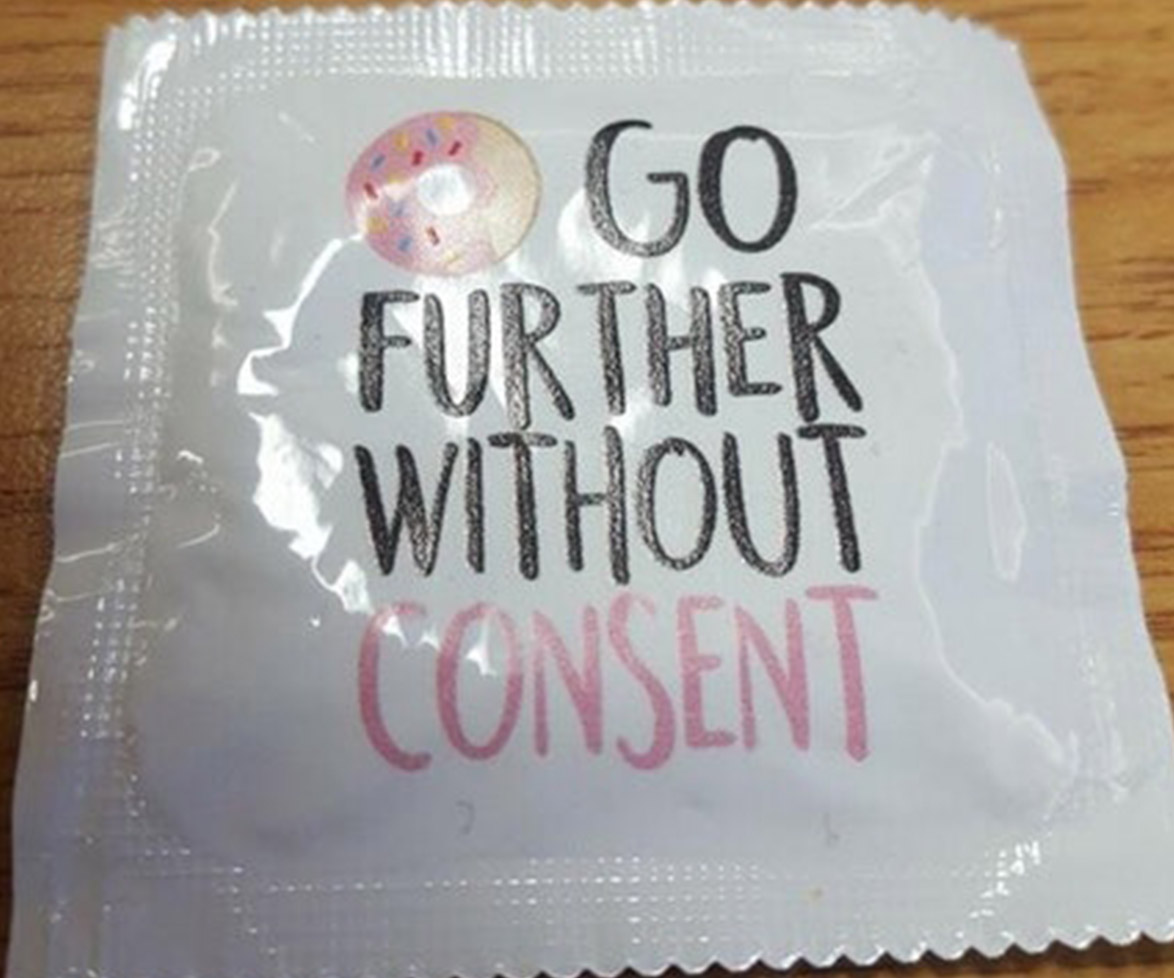 People are not happy with the message on this condom