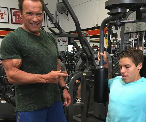 Arnold Schwarzenegger celebrates his lovechild’s birthday in the most Arnie way