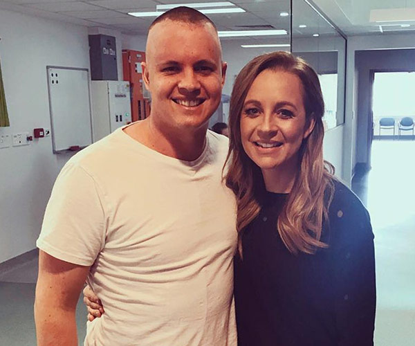 Johnny Ruffo and Carrie Bickmore