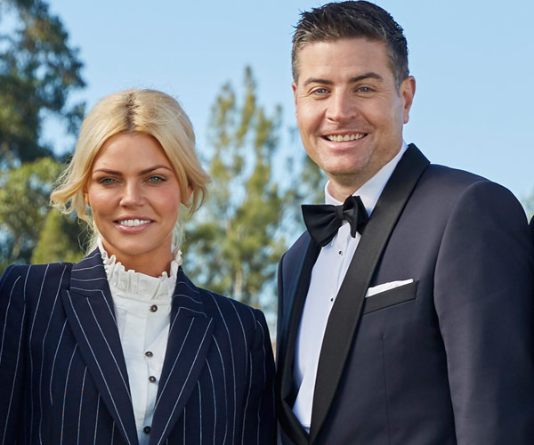 Stu Laundy and Sophie Monk